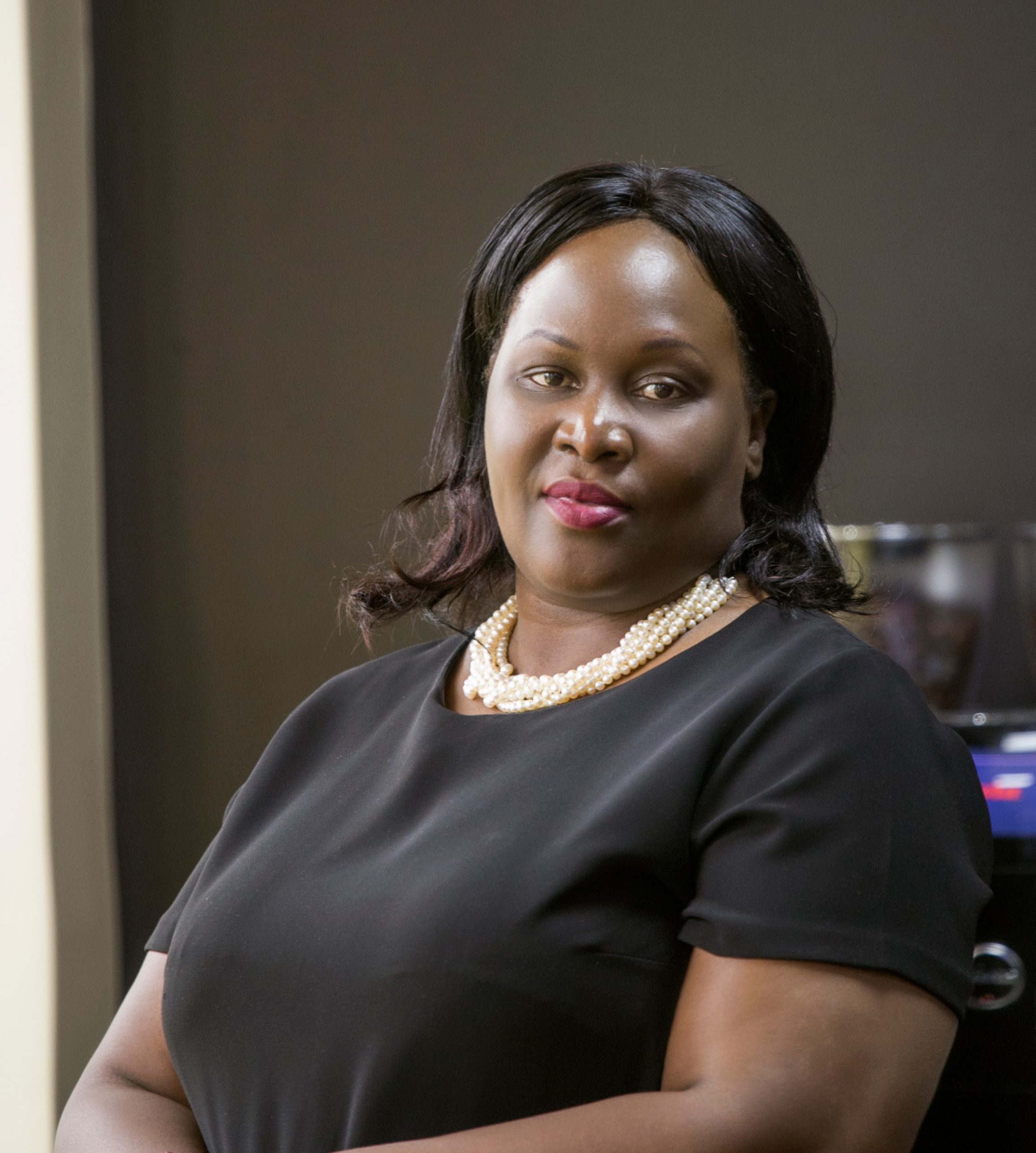 ENID EDROMA, the MTN Uganda General Manager Corporate Services