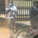 Armed man near Buganda's Masengere building on Saturday