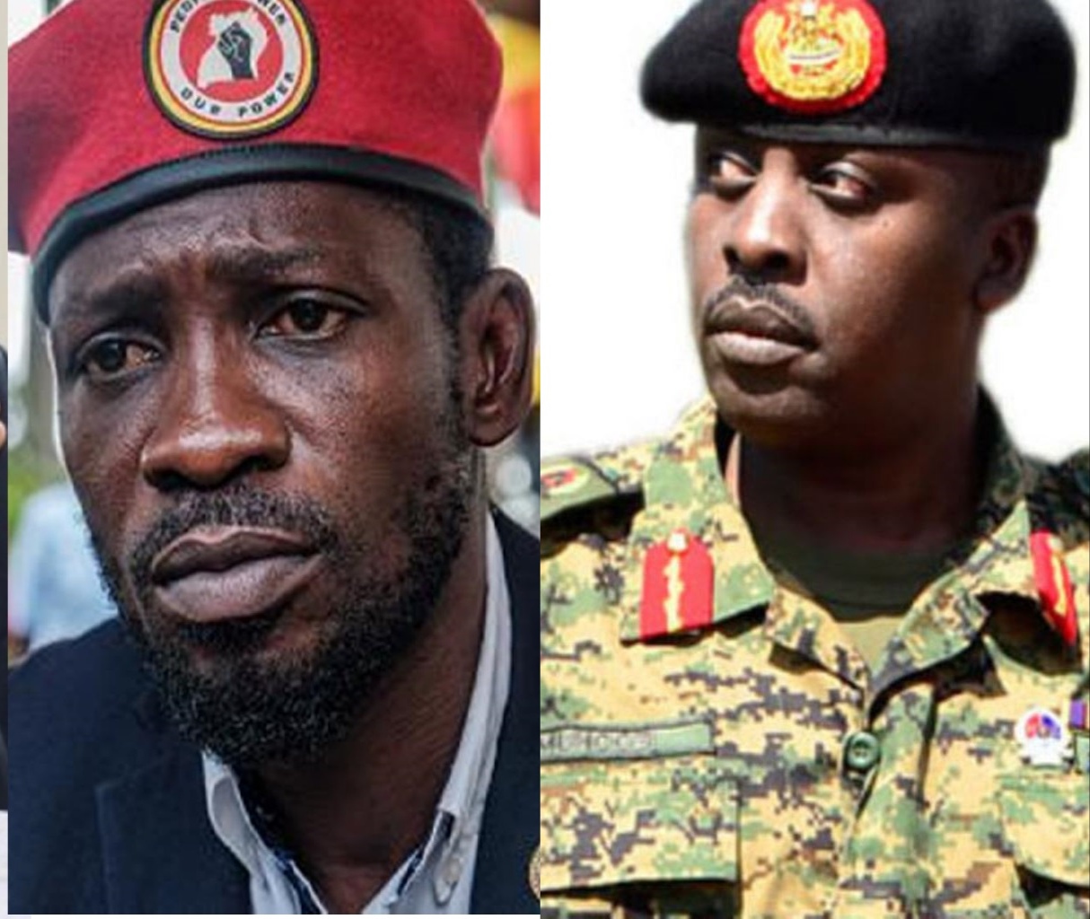 Bobi Wine and CDF David Muhoozi