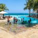 The Swimming Pool overlooking the Indian Ocean