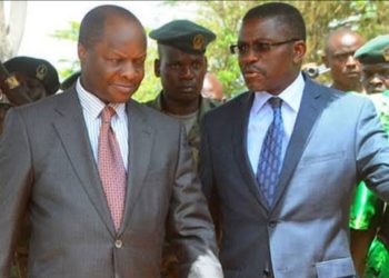 Kabaka Mutebi with Katikkiro Mayiga