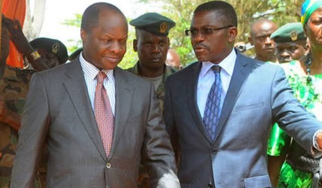 Kabaka Mutebi with Katikkiro Mayiga