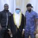 Akon with Sheikh Ramadhan Mulindwa and Eddy Kenzo