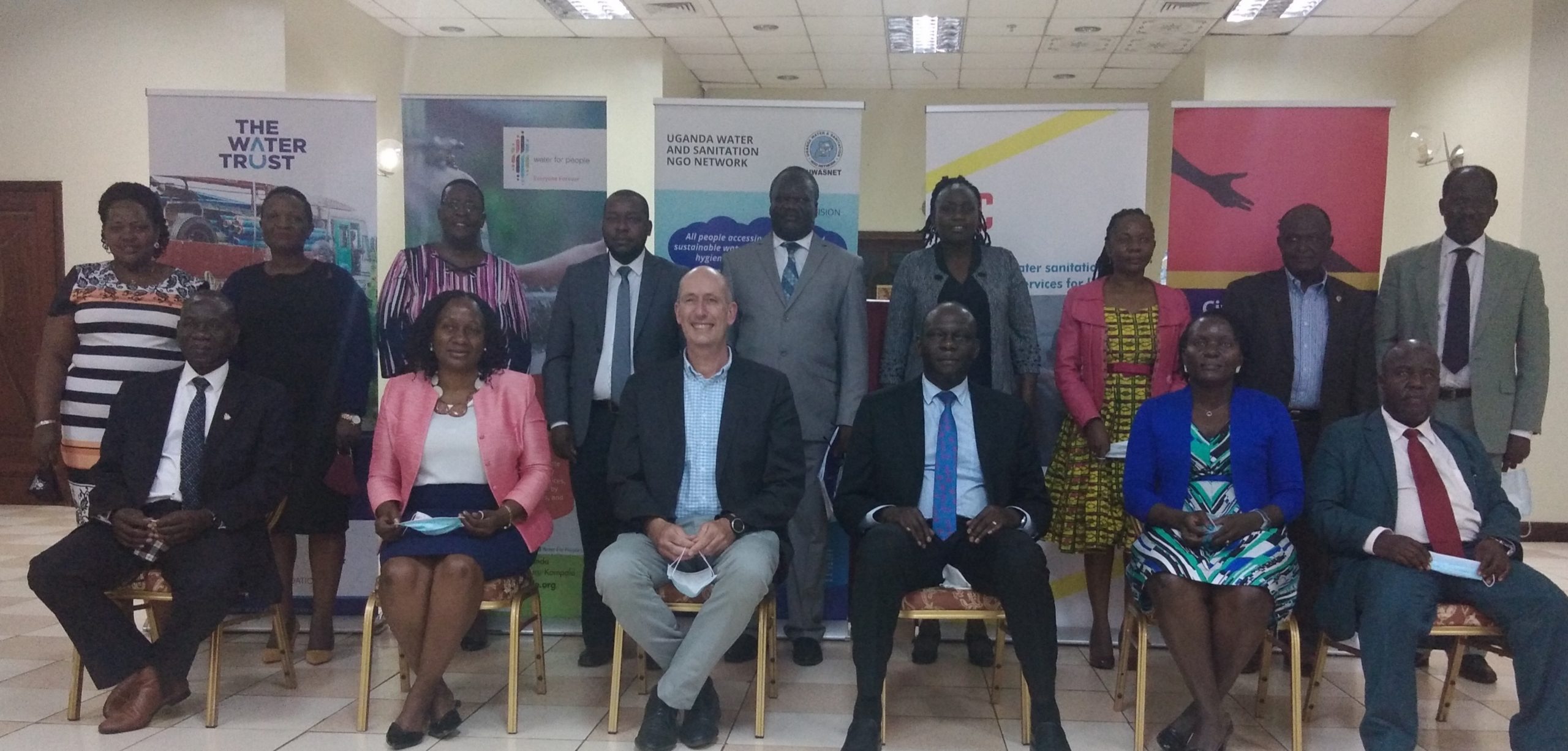 WASH sector stakeholders in a group photo after dialogue meeting on Tuesday