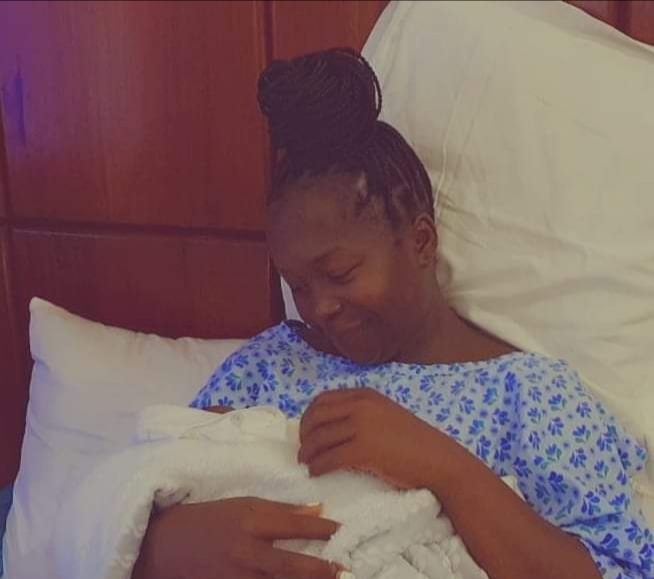 Anne Kansiime gives birth