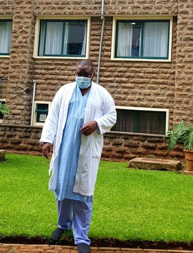 Lord Mayor Lukwago at Nairobi Hospital