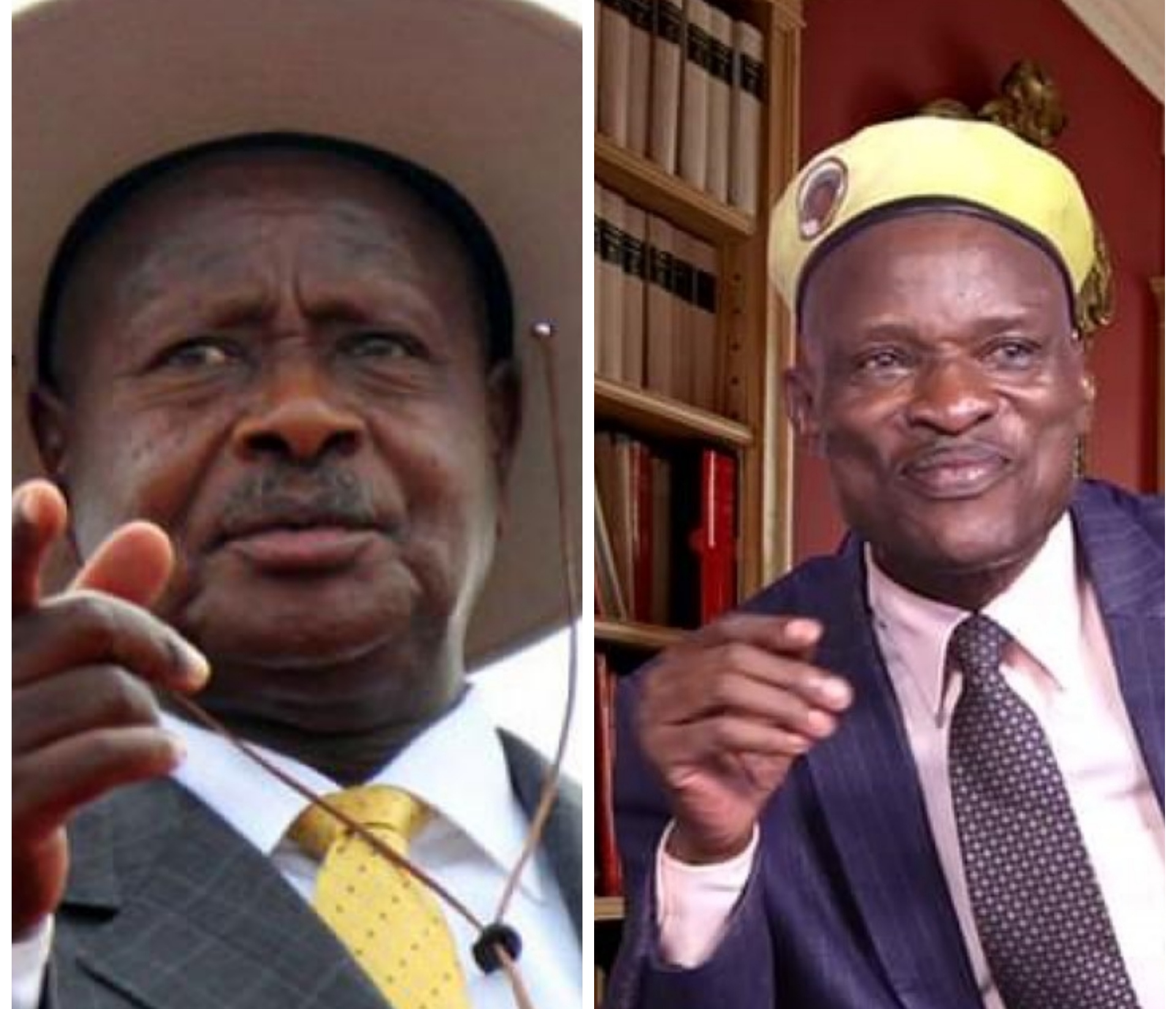 President Yoweri Museveni and Tamale Mirundi