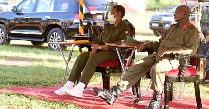 Yoweri Museveni with Janet Museveni