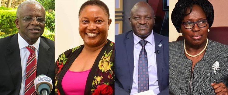 okuva ku kkono John Patrick Amama Mbabazi, Milly Babirye Babalanda, Gen. Edward Katumba Wamala ne Rebecca Alitwala Kadaga