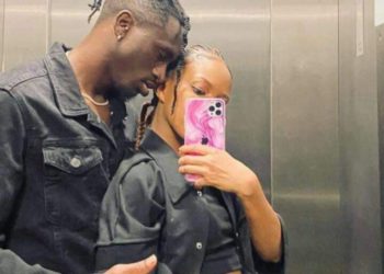 Socialite Sheila Gashumba with her boyfriend Rickman