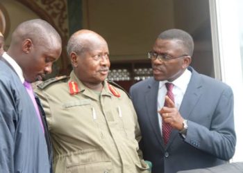 President Yoweri Museveni and Katikkiro Charles Peter Mayiga