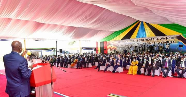 Museveni in Tanzania