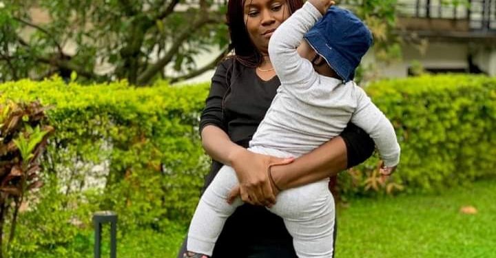 Juliana Kanyomozi and her son Taj