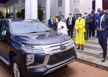 The Mitsubishi pajero Sport Museveni gifted to Onyango