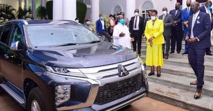 The Mitsubishi pajero Sport Museveni gifted to Onyango
