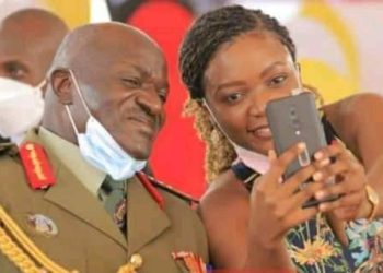 Gen Katumba with his late daughter Brenda