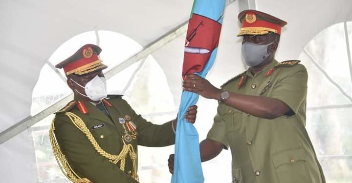 Gen David Muhoozi hands over office to new CDF Gen Wilson Mbadi