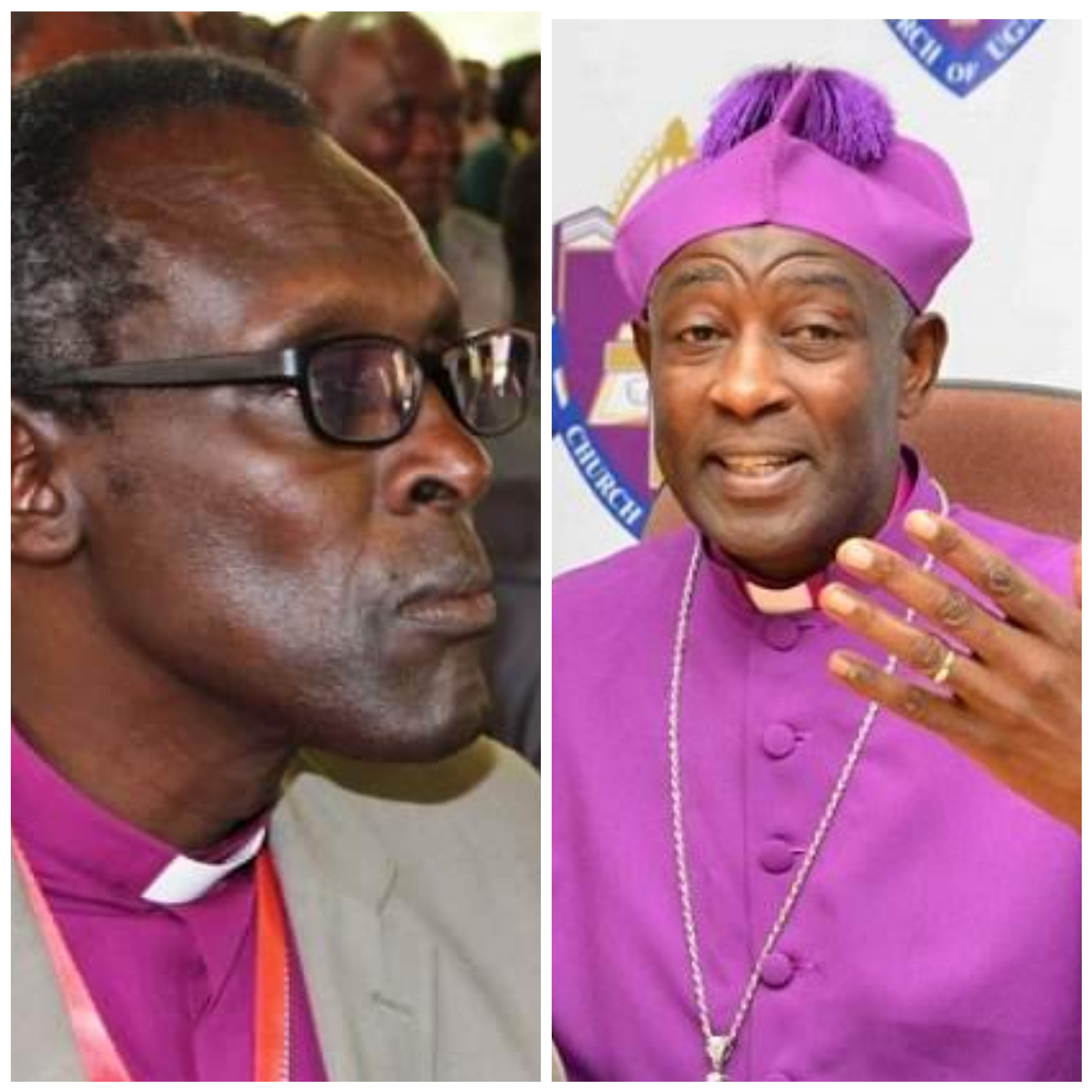 Rev Patrick Tugume and Archbishop Kaziimba Mugalu