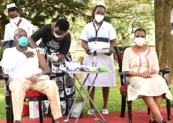 President Yoweri Museveni, First Lady Janet receive second Covid-19 vaccine jab