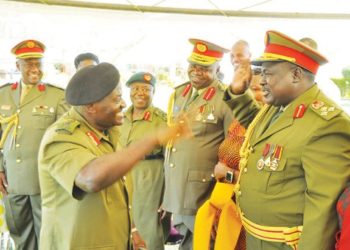 Some of Uganda's army Generals