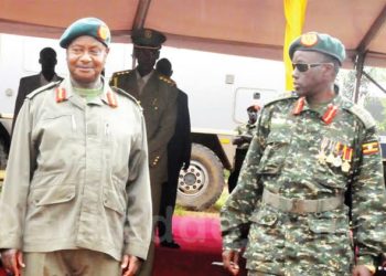 President Yoweri Museveni with the late Gen Elly Tumwine