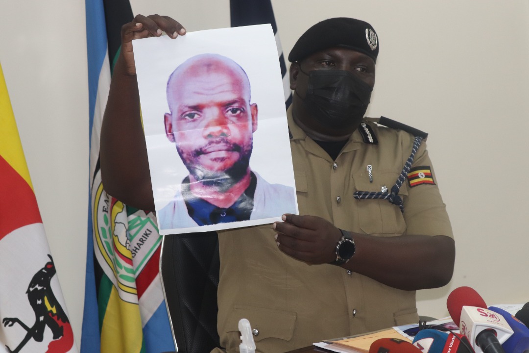 Fred Enanga displays face of terror leader Bukenya