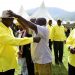 Fr Gaetano and President Museveni