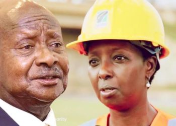 President Yoweri Museveni and UNRA ED Allen Kagina