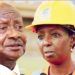 President Yoweri Museveni and UNRA ED Allen Kagina