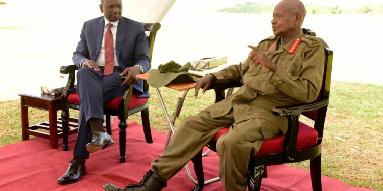 DP Ruto and President Museveni