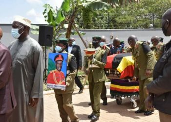 Maj Gen Lokech requiem mass held at his home in Kira on Wednesday