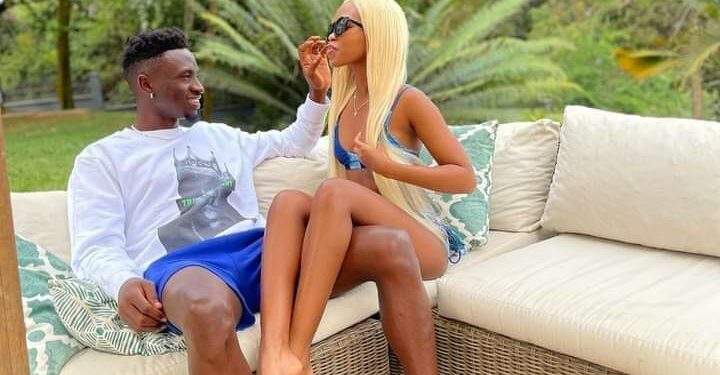 Socialite Sheila Gashumba with her boyfriend Rickman