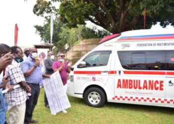 FMU receives ambulance from Victoria University