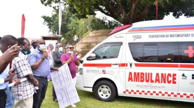 FMU receives ambulance from Victoria University