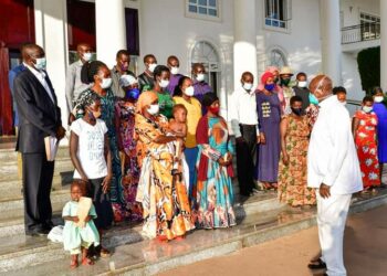 President Museveni met relatives of Masaka murder victims