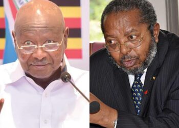 President Yoweri Museveni and BoU Governor Prof Emmanuel Mutebile