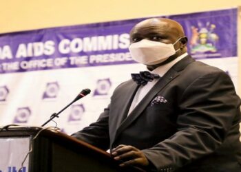 The Rt Hon. Speaker, Jacob Oulanyah, addressing the MPs workshop at Hotel Africana