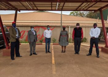 Team during the courtesy visit