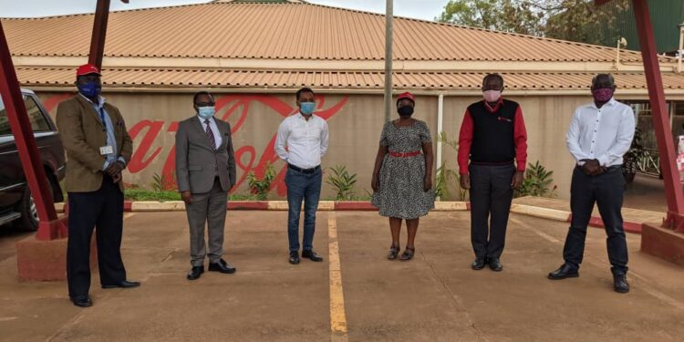 Team during the courtesy visit