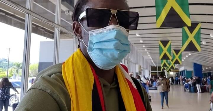 Vampino at Jamaican Airport three days ago