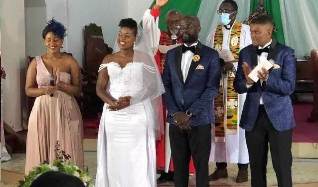 Flavia and Kabuura attend Joel Khamadi's wedding function