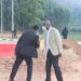 Rwanda official Felix Ndayambaje and Kabale district chairperson Nelson Nshangabasheija