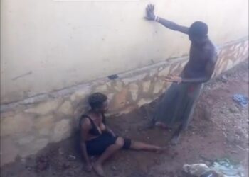 Benson Okongo assaulting his wife Nagawa Sauda