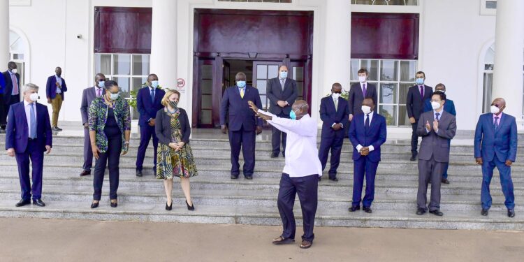 President Yoweri Kaguta Museveni held a successful consultative meeting with the five Ambassadors representing the five permanent members of the United Nations Security Council at State House in Entebbe on 2nd September 2021.
