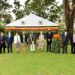 President Yoweri Museveni in a group photo with the Nordic Ambassadors (Sweden, Norway, Denmark, Iceland) and Ugandan officials after a meeting on Economic Development and Co-operation at State House Entebbe on October 21st October 2021. Photo by PPU / Tony Rujuta.