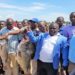 A file photo of Hon Janet Okori-Moe (2nd, left) during a field visit to Dolwe Islands in Busia district