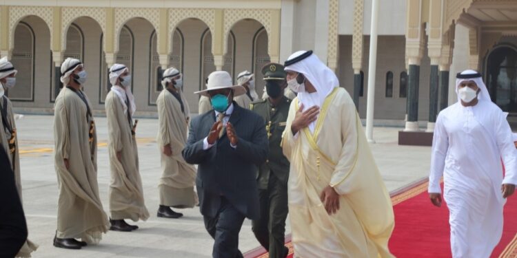 President Museveni leaves Dubai