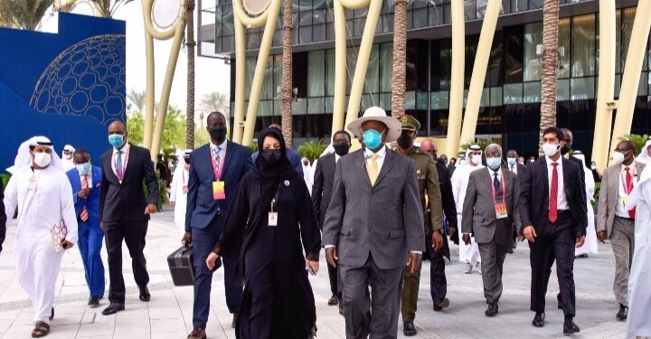 President Yoweri Museveni in Dubai