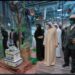 President Museveni with some officials from UAE at the Ugandan pavilion