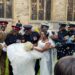 Dr Patrick Ibembe (extreme left) at a Wedding Party in London